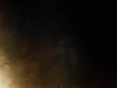 Karanlıkta ata binen bir adam