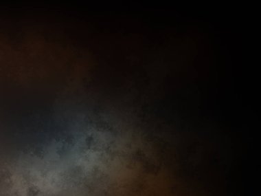 Karanlık bir gökyüzü, birkaç bulut ve bir ışık.