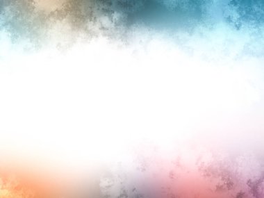 Bulanık gökyüzü ile renkli bir arkaplan