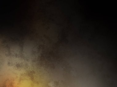 İçinden dumanlar çıkan bir ateş