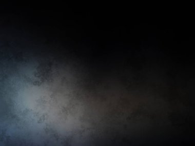 Koyu mavi ve siyah bir arkaplan ve köşeden gelen bir ışık.