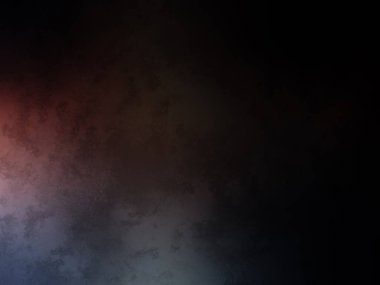 Kırmızı ve mavi ışığı olan karanlık bir oda.