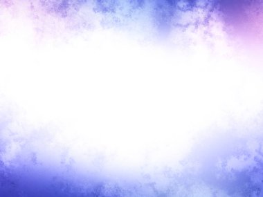 Beyaz bulutlu mavi ve mor bir arkaplan