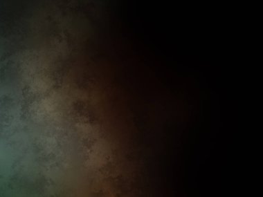 Siyah ve beyaz saati olan siyah ve yeşil bir arka plan.