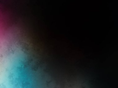 Siyah arkaplanı ve mavi arkaplanı olan renkli bir arkaplan