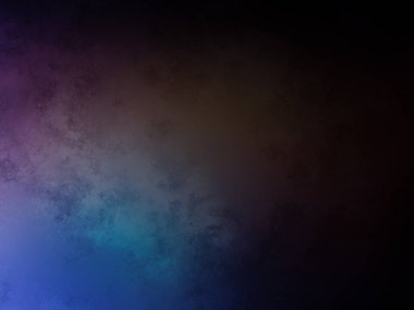 Siyah arkaplanı ve mavi arkaplanı olan renkli bir arkaplan