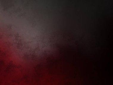 Kırmızı ve siyah arkaplan, beyaz ve siyah saat.