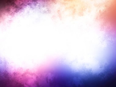 Renkli bir duman ve ışık bulutu