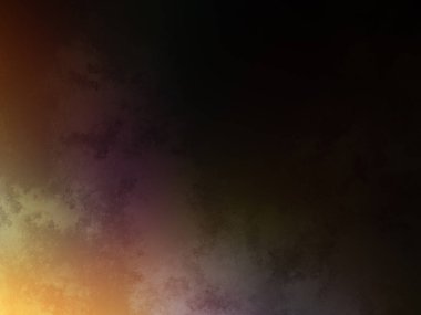 Siyah gökyüzü ve gökkuşağı ile renkli bir arkaplan