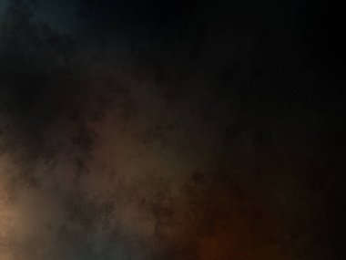 Kara gökyüzünde bir bulutla uçan bir uçak.