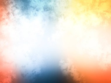 Bulanık gökyüzü ile renkli bir arkaplan