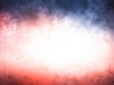 Bulanık gökyüzü ile kırmızı ve mavi bir arkaplan