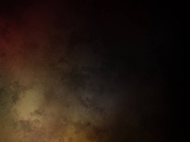 Koyu renkli arka plan, kırmızı ve sarı ışık.