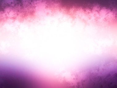 Mor ve pembe bir arkaplan ve bulanık bir ışık