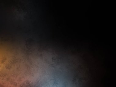 Renkli bir ışıkla siyah bir arkaplan