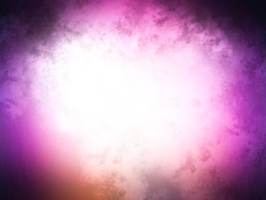 Mor ve pembe bir arkaplan ve bulanık bir ışık