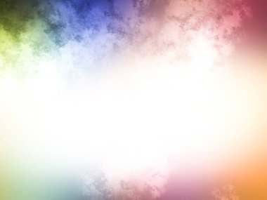 Bulanık gökyüzü ile renkli bir arkaplan