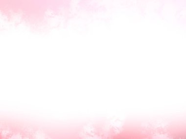 Bulutlu pembe bir gökyüzü ve bir uçak.