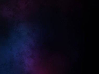 Mavi ve pembe ışıklı siyah bir arkaplan.