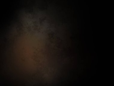 Siyah arkaplan ve koyu turuncu ışık.