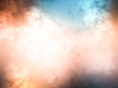 Kırmızı ve mavi gökyüzü ile bulanık bir arkaplan