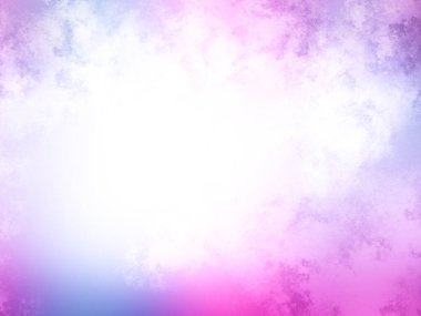 Beyaz ve mavi gökyüzü ile pembe ve mavi bir arkaplan