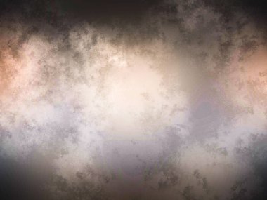 Karanlık ve kirli bir duvarın içinden bir ışık geliyor.