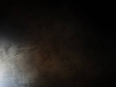 Penceresinden ışık geçen karanlık bir oda.