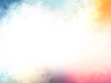 Bulanık gökyüzü ile renkli bir arkaplan