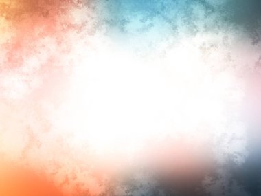 Bulanık gökyüzü ile renkli bir arkaplan
