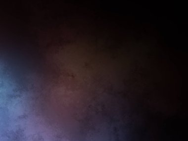 Duvarında ışık olan karanlık bir oda.