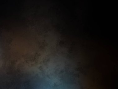 Karanlık bir oda, saati ve ışığı olan.