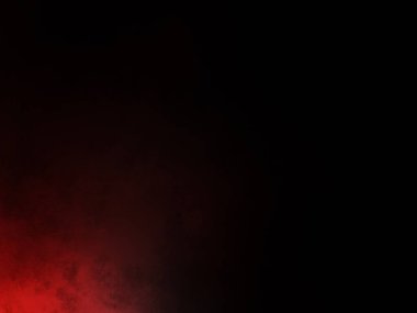 Karanlık bir odada parlayan kırmızı bir ışık.