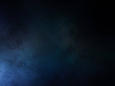 Yukarıdan gelen bir ışık ile mavi ve siyah bir arkaplan