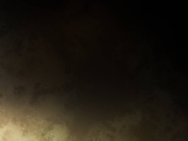 Takım elbiseli ve kravatlı bir adam karanlık bir arka planın önünde duruyor.