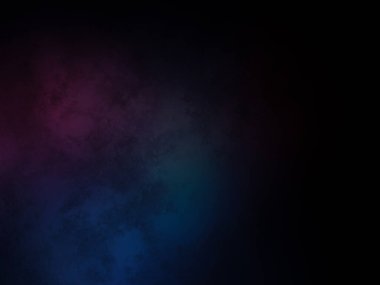 Mavi ve pembe ışıklı siyah bir arkaplan.