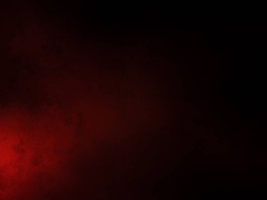 Karanlık bir odada parlayan kırmızı bir ışık.