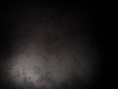 Karanlık bir odanın siyah beyaz fotoğrafı.