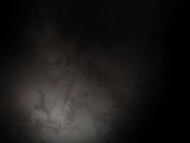 Karanlık bir odanın siyah beyaz fotoğrafı.