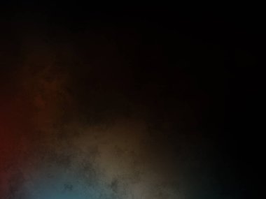 Siyah bir arkaplanda kırmızı ve mavi bir ışık parlıyor.