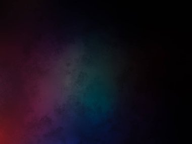 Siyah arkaplanı ve kırmızı ve mavi arkaplanı olan renkli bir arkaplan