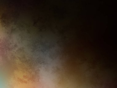 Siyah arkaplanı olan gökkuşağı renkli bir gökyüzü.