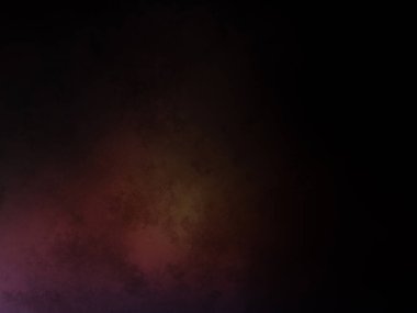 Karanlık bir oda, saati ve ışığı olan.