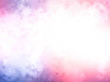 Beyaz kenarlı pembe ve mavi bir arkaplan