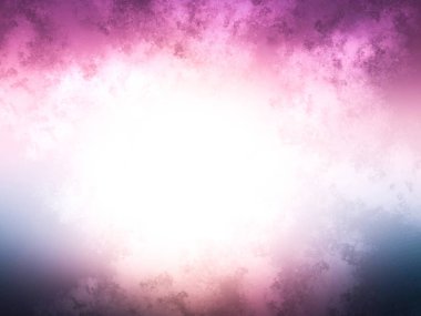 Beyaz çemberli pembe ve mavi bir arkaplan