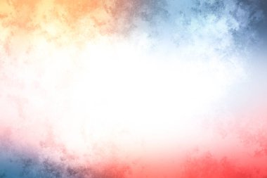 Gökyüzü ve bulutlarla dolu renkli bir arkaplan