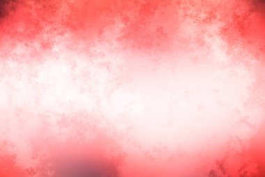 Kırmızı ve siyah arkaplan, beyaz ve siyah saat.