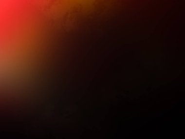 Karanlıkta kırmızı ve sarı bir ışık