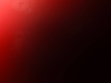 Siyah arka planı ve kırmızı ışığı olan kırmızı bir duvar.