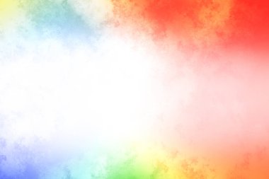 Beyaz kenarlıklı gökkuşağı renkli bir arkaplan